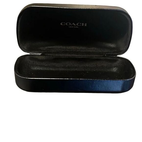 Coach hard bulky eyeglass case. Excellent condition. - Picture 2 of 3